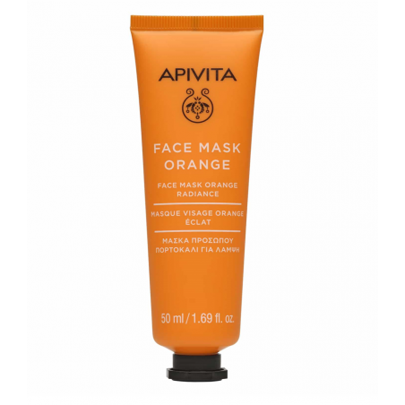 APIVITA Face Mask Orange Μάσκα Λάμψης με Πορτοκάλι, 50ml