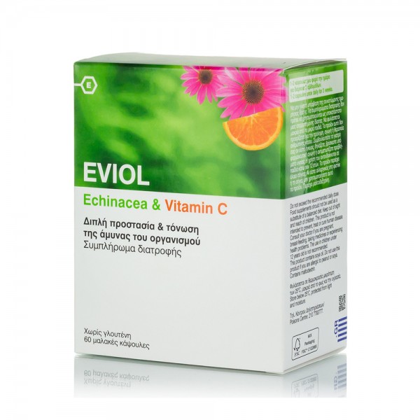 EVIOL Echinacea & Vitamin C Συμπλήρωμα...
