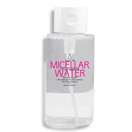 YOUTH LAB Micellar Water All Skin Types Μη Λιπαρό Μικυλλιακό Νερό Καθαρισμού Προσώπου & Ματιών, 400ml